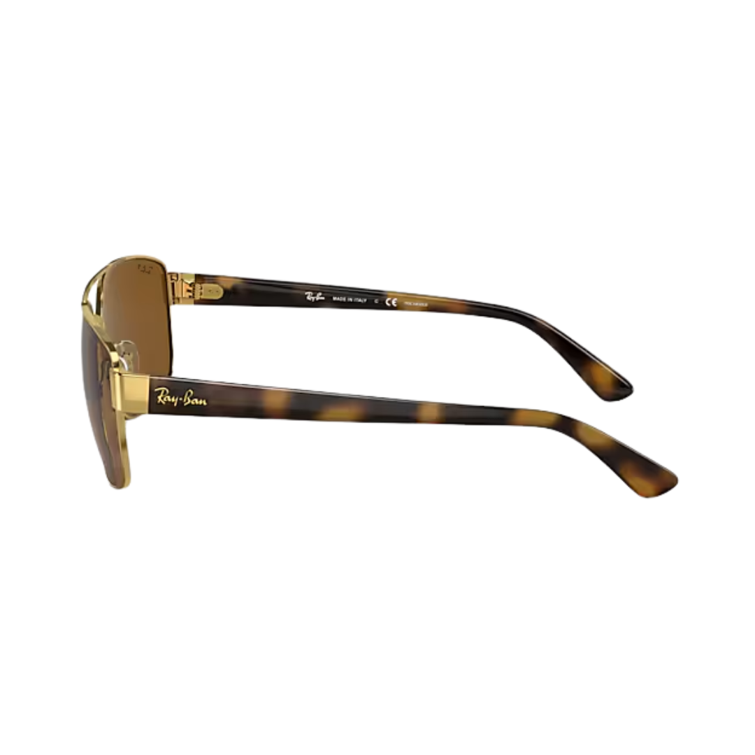 Ray-Ban Unisex Arista Steel Brown Sunglasses