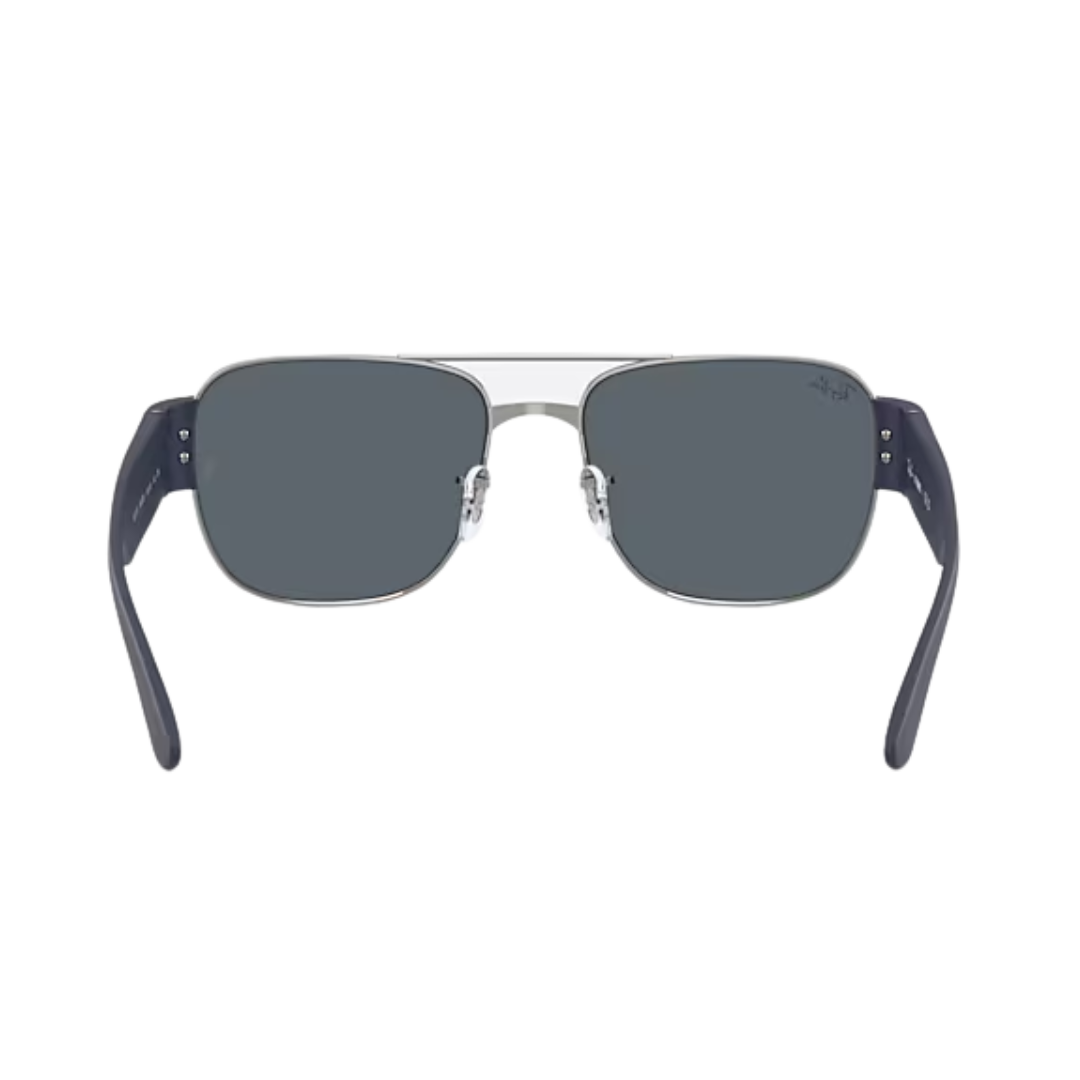 Ray-Ban Unisex Gunmetal Metal Blue Sunglasses