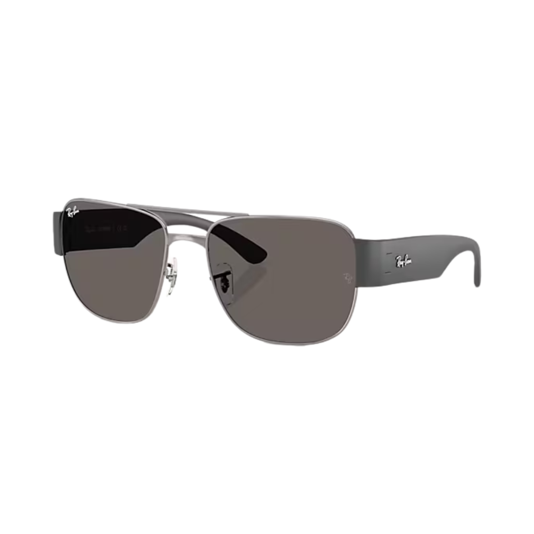 Ray-Ban Unisex Gunmetal Dark Grey Metal Sunglasses