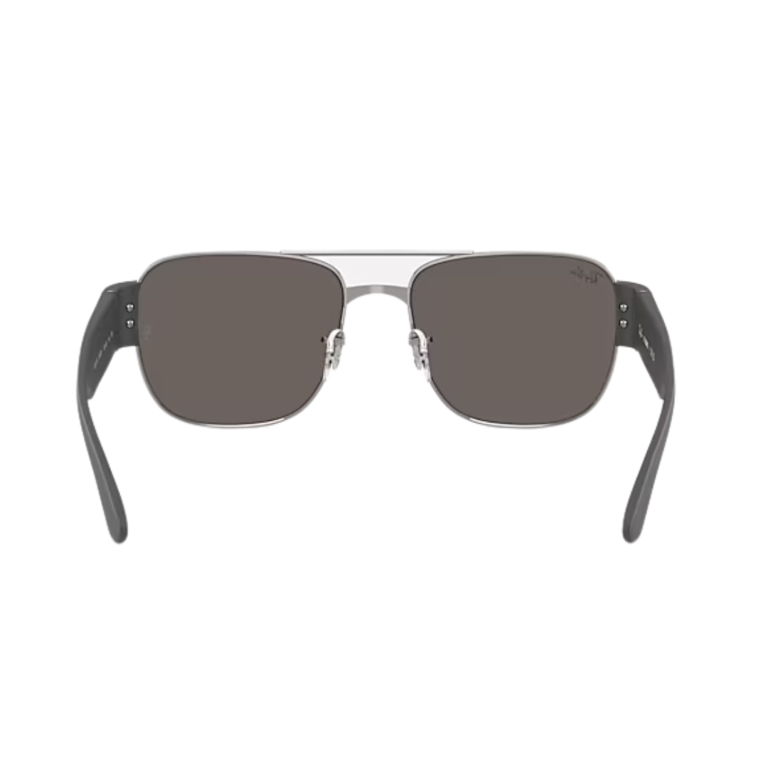 Ray-Ban Unisex Gunmetal Dark Grey Metal Sunglasses