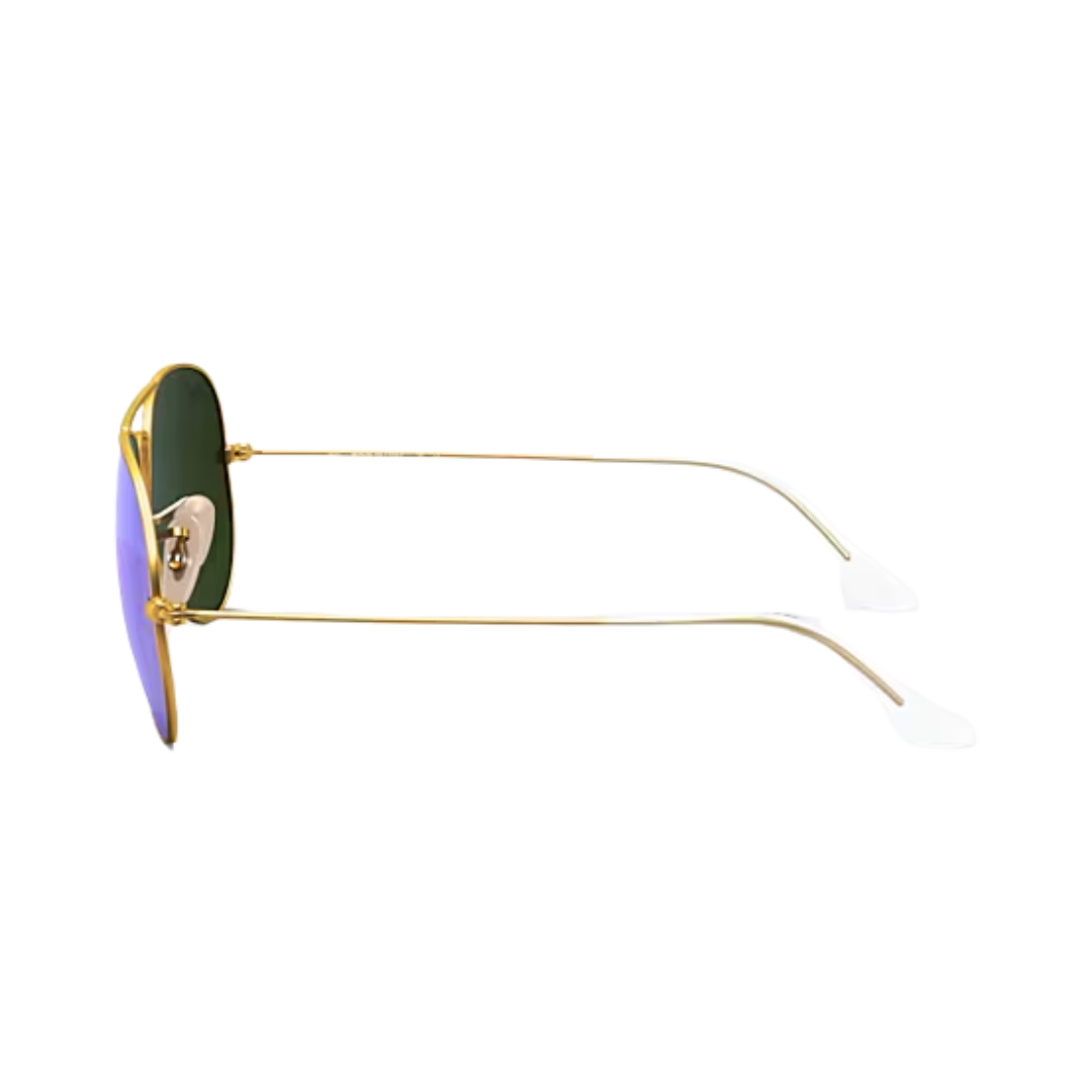 Ray-Ban Unisex Aviator Large Metal Matte Blue Sunglasses