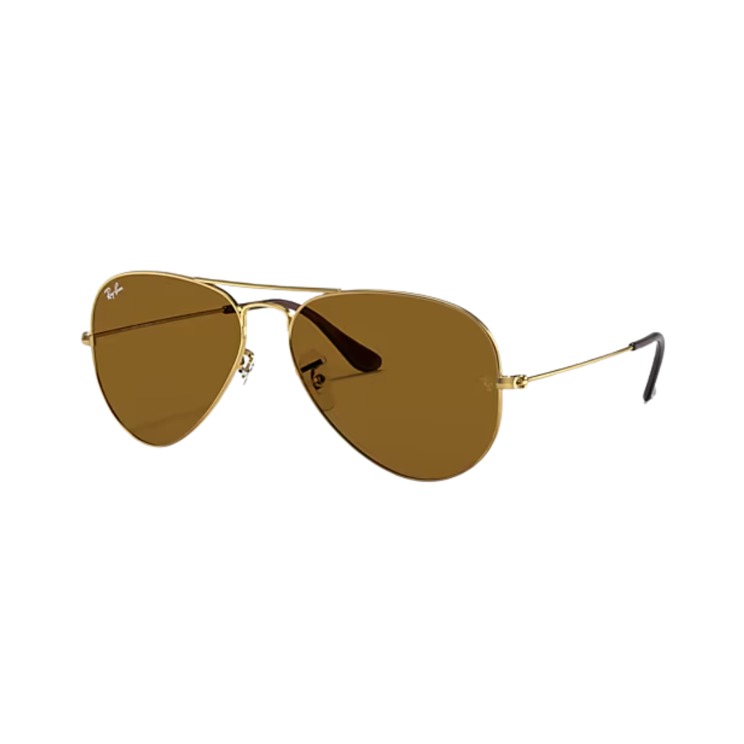 Ray-Ban Unisex Aviator Large Metal Arista Brown Sunglasses