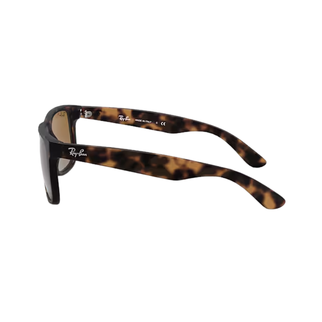 Ray-Ban Unisex Justin Rubber Havana Grey Sunglasses