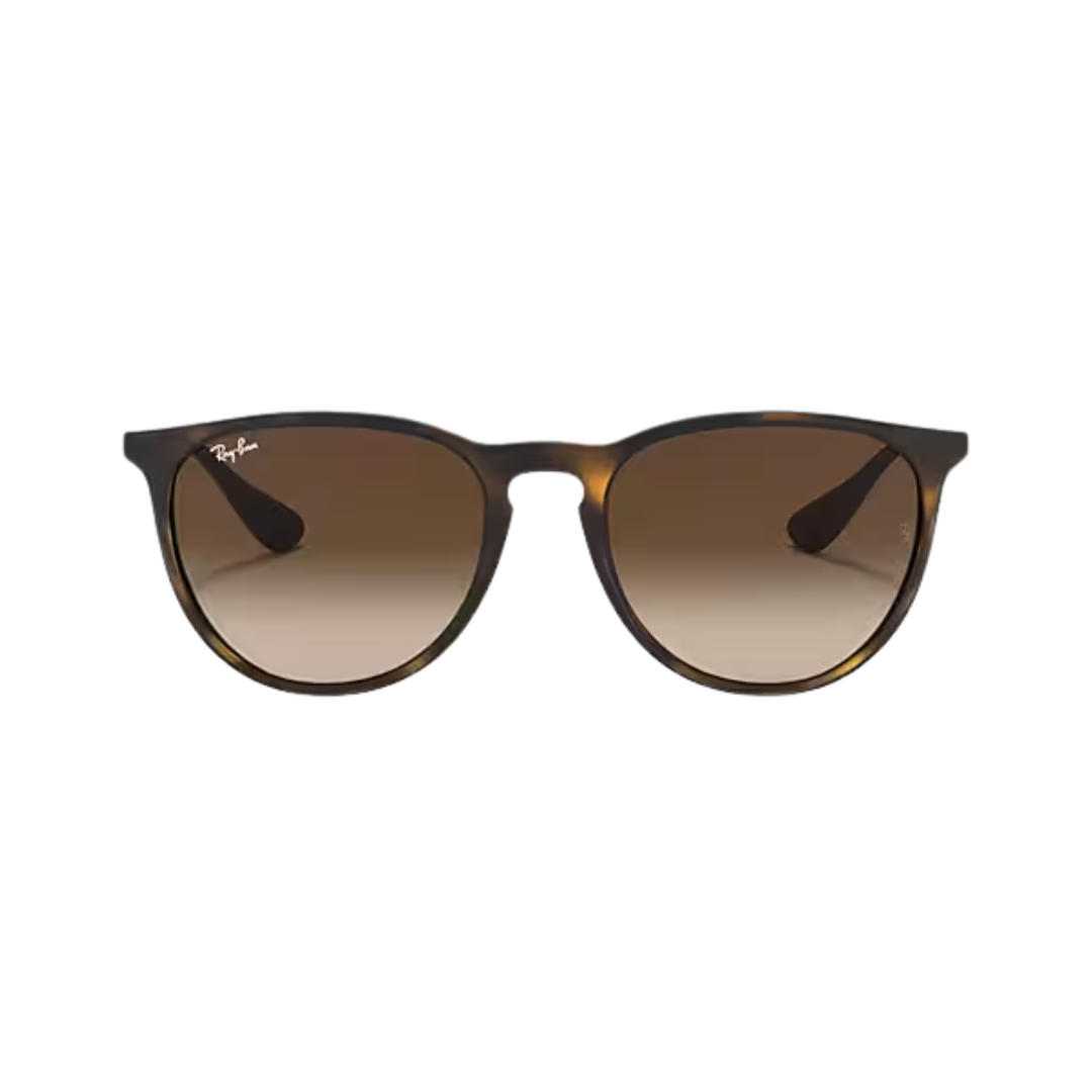 Western Style: Ray-Ban Unisex Erika Rubber Havana Brown Sunglasses