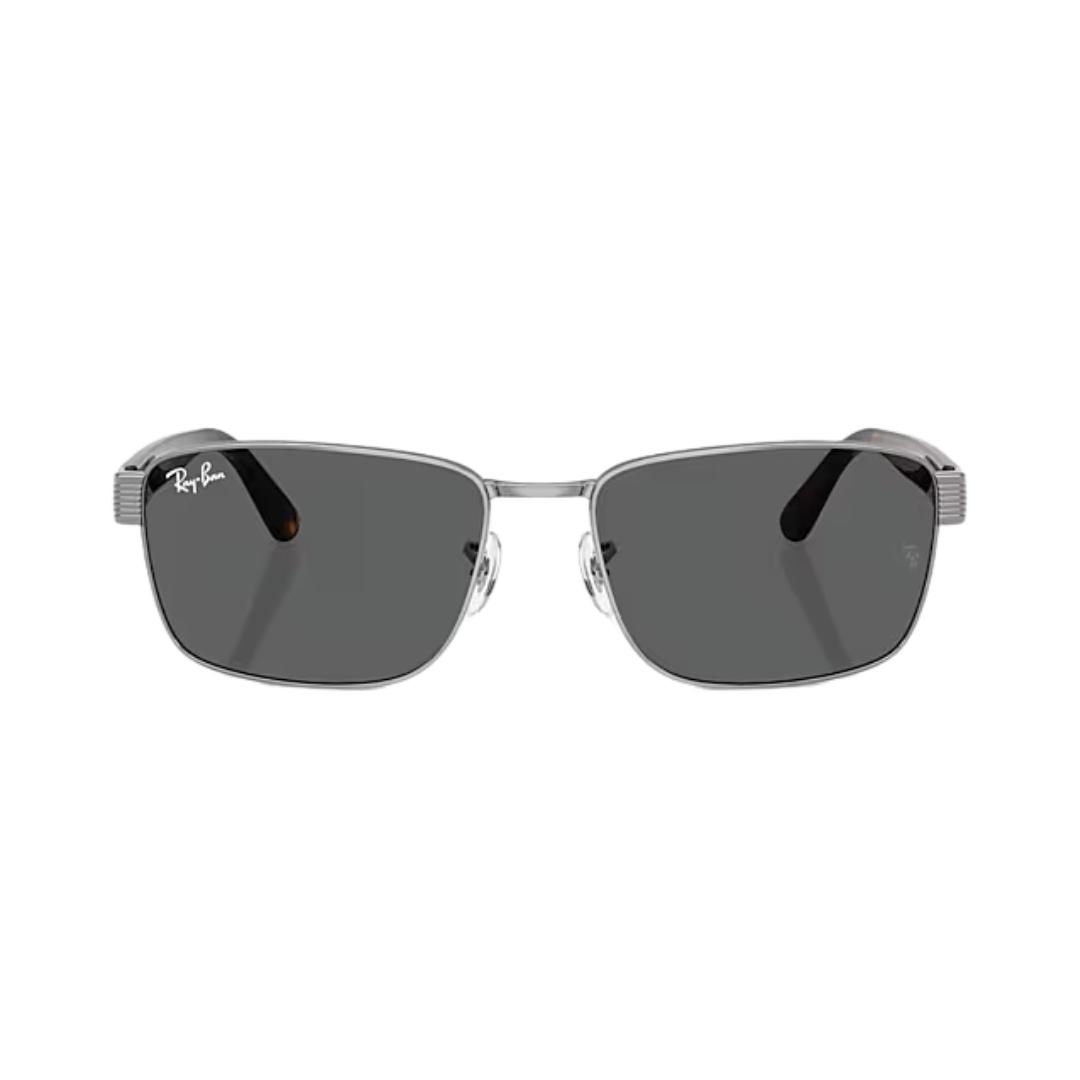 Ray-Ban Unisex Gunmetal Dark Grey Metal Sunglasses