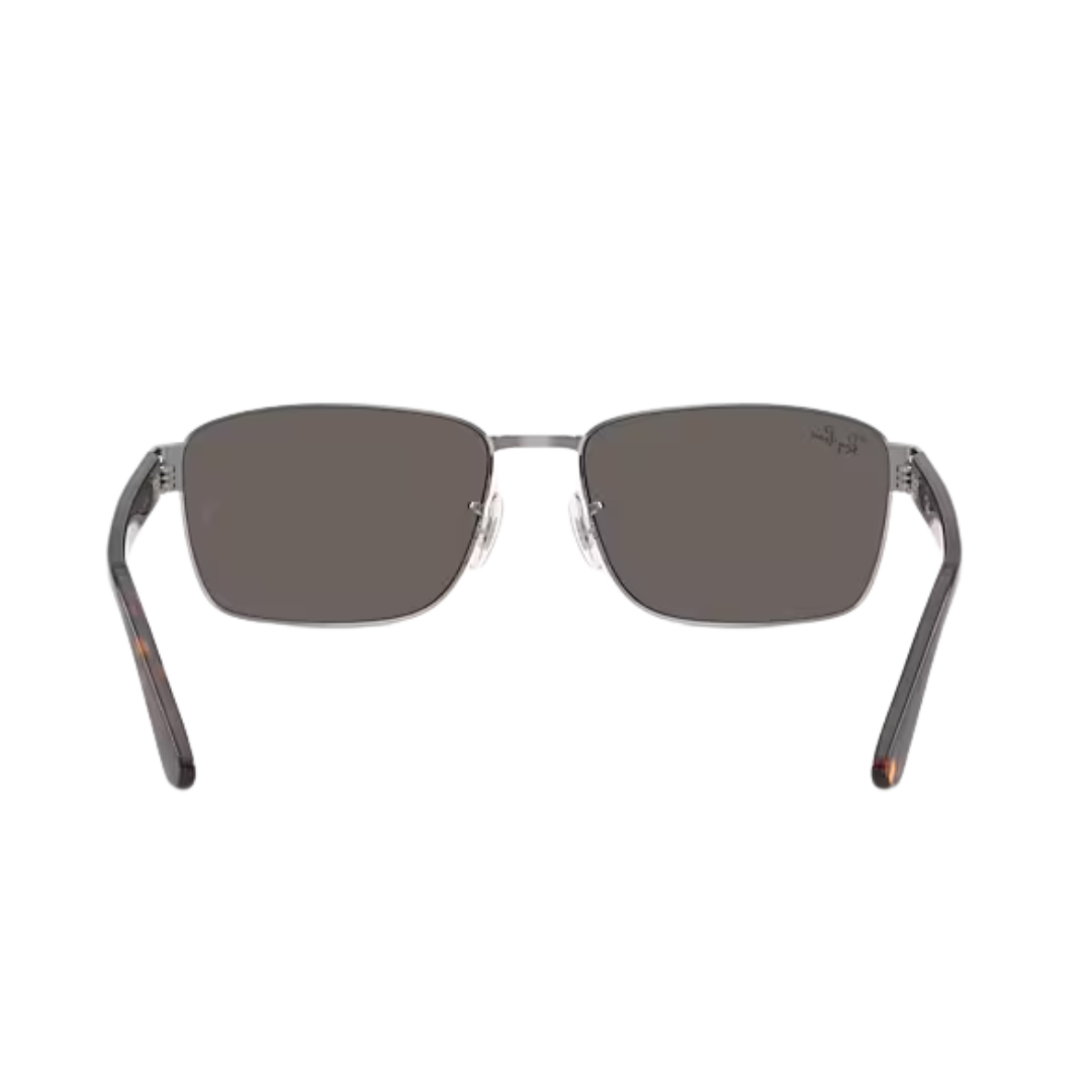 Ray-Ban Unisex Gunmetal Dark Grey Metal Sunglasses