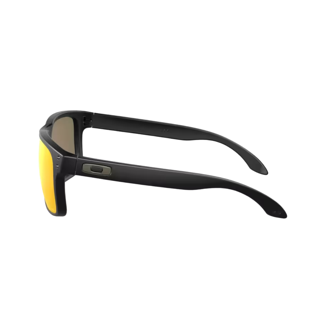 Oakley Unisex Holbrook Matte Prizm Ruby Black Sunglasses