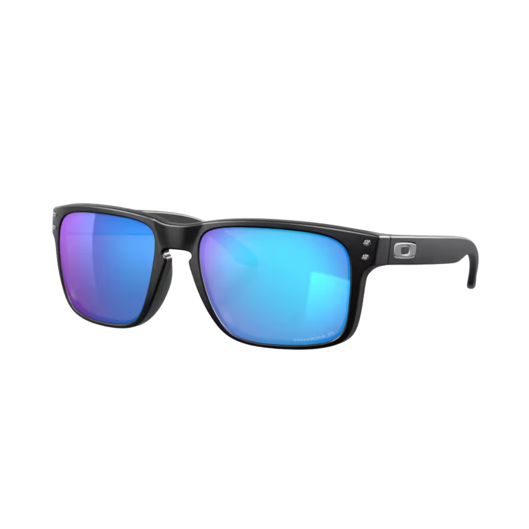 Oakley Unisex Holbrook Prizm Sapphire Polarized Matte Black Sunglasses