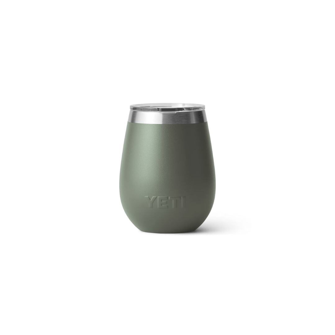 Yeti Rambler 10oz Camp Green Wine Tumbler