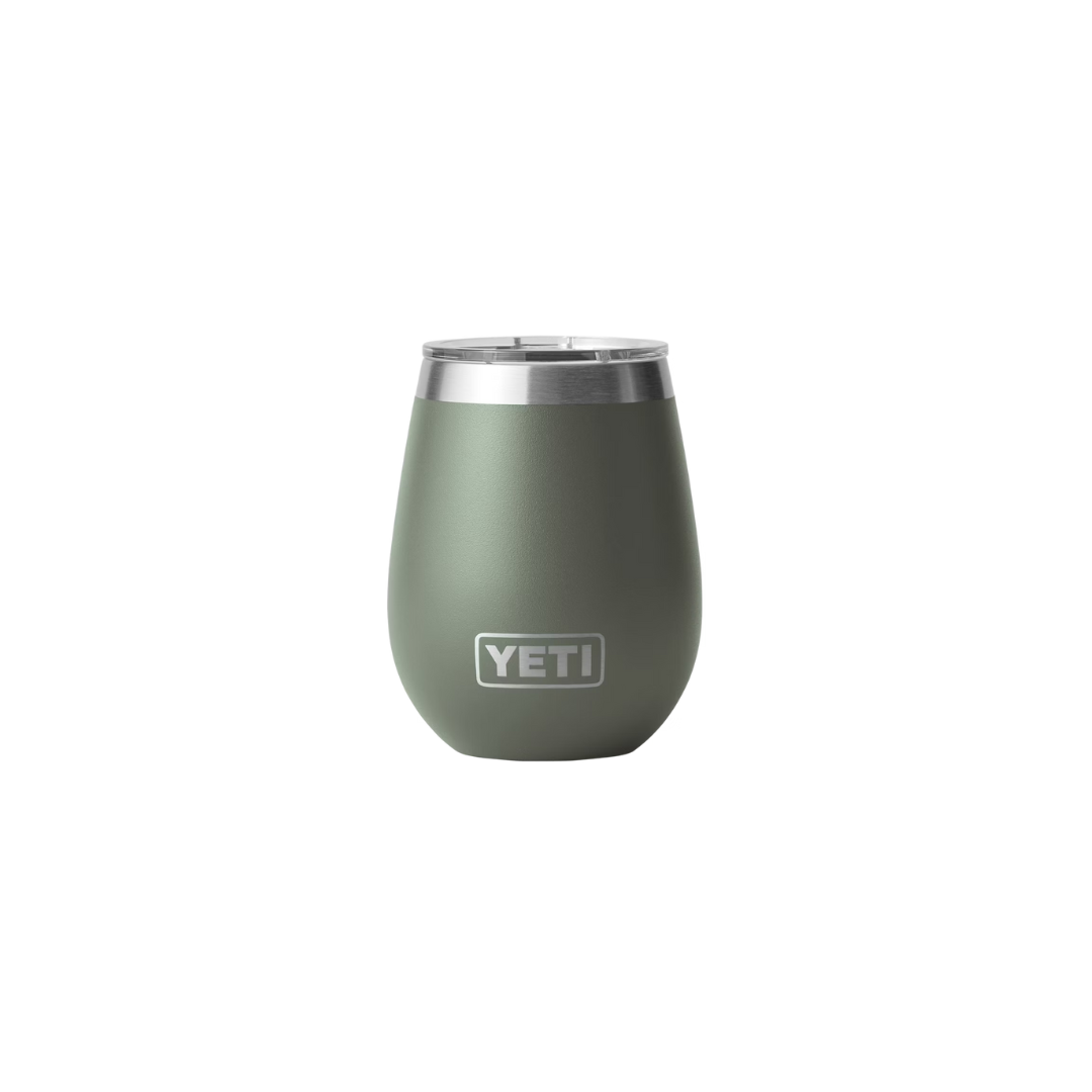 Yeti Rambler 10oz Camp Green Wine Tumbler