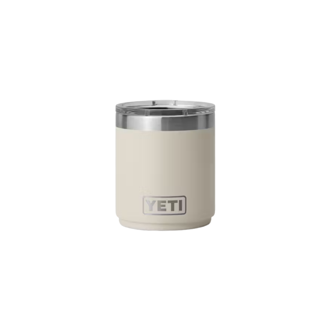 Yeti Rambler 10 Oz Drinkware Cape Taupe Stackable Lowball