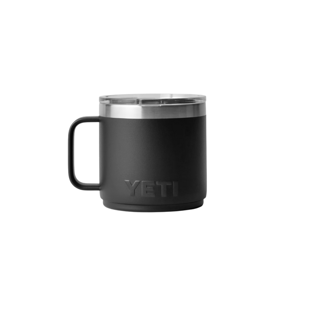 Yeti Unisex Rambler 14oz Stackable Black Mug