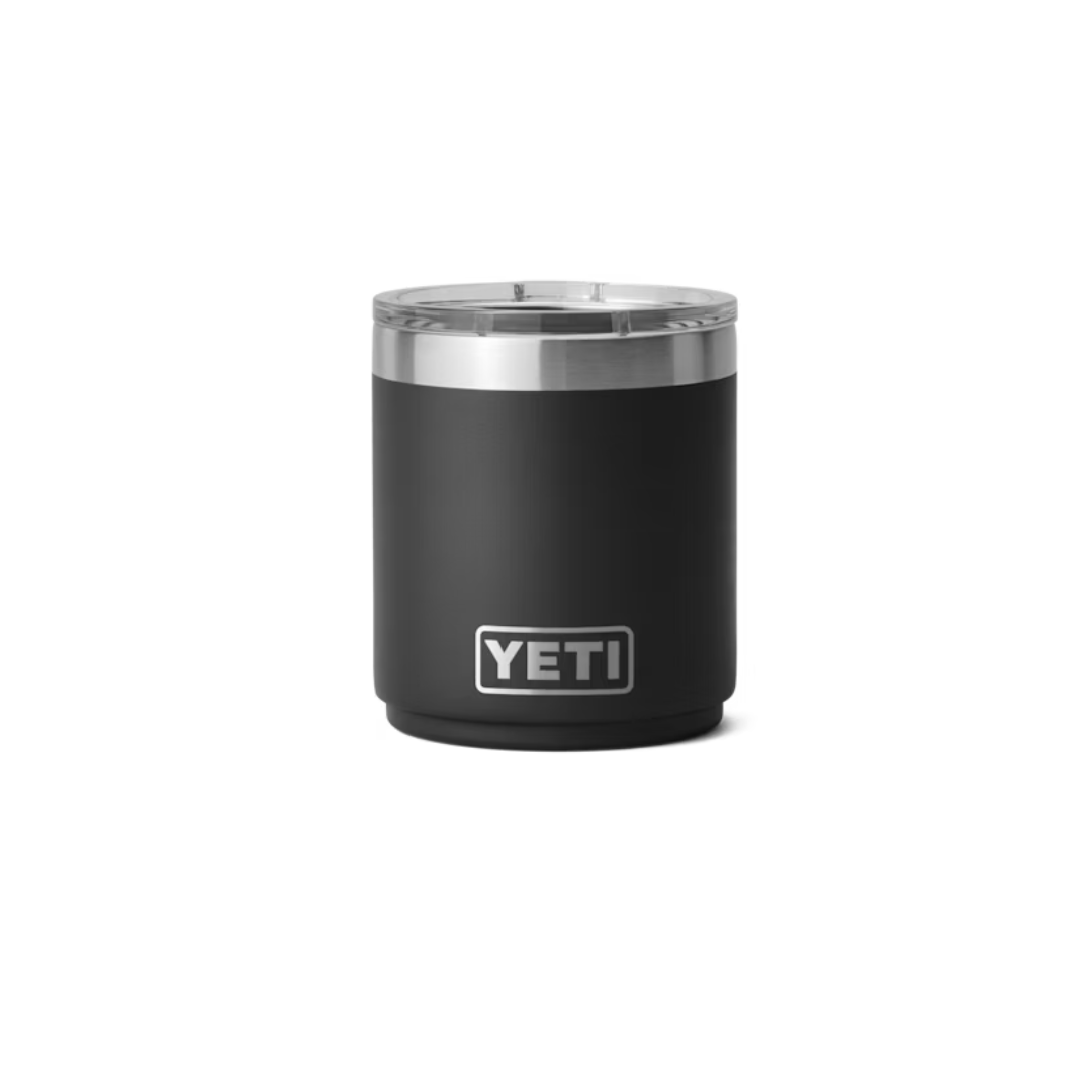Yeti Unisex Rambler 10oz Stackable Black Lowball