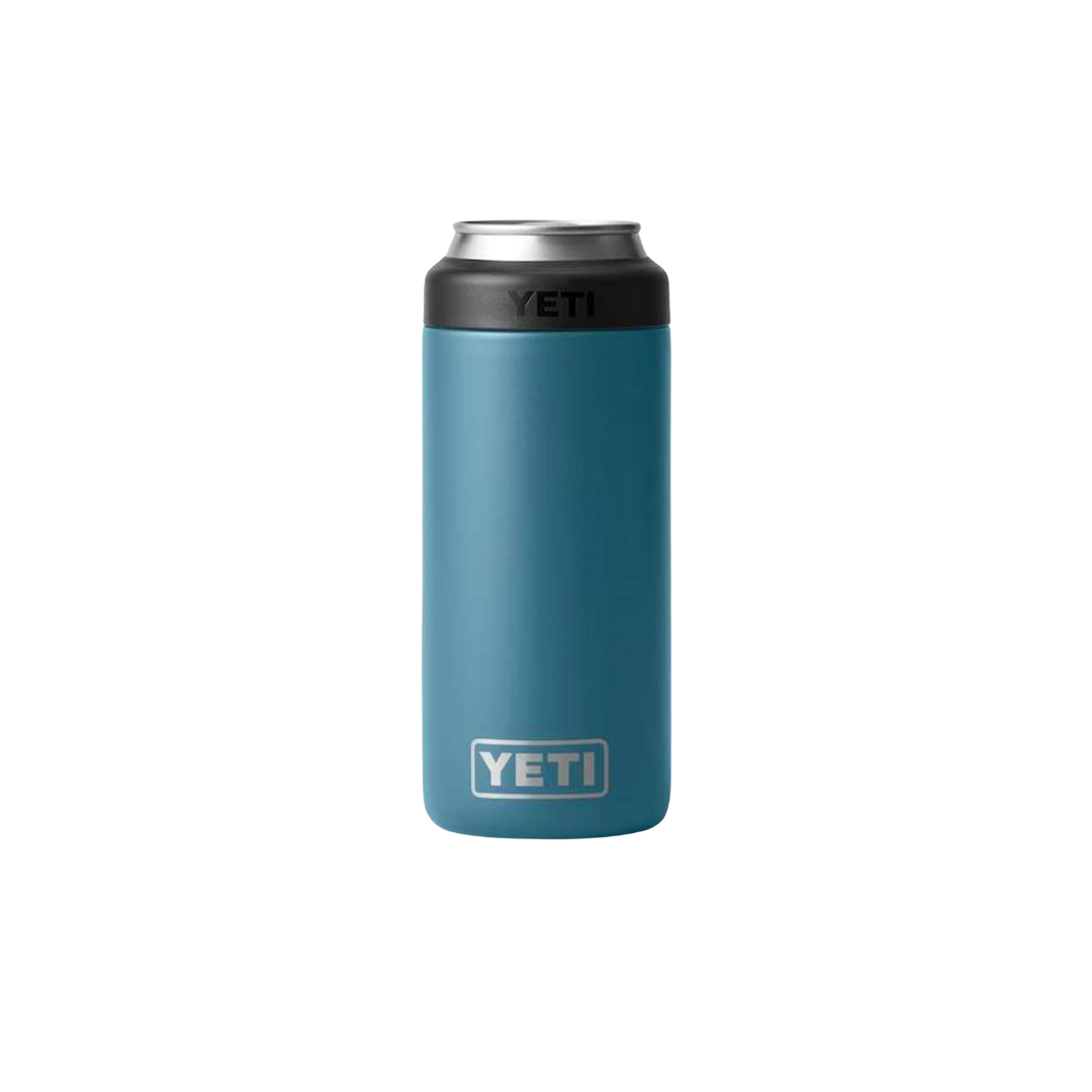 Yeti Rambler 12oz Nordic Blue Slim Can Cooler Style and Quality