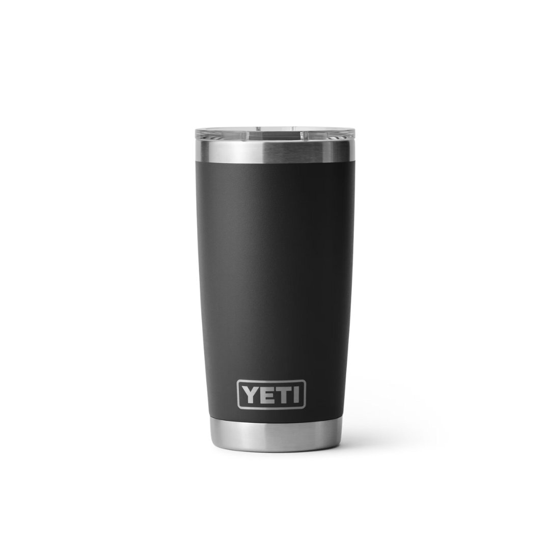 Yeti Rambler 20oz Black Tumbler