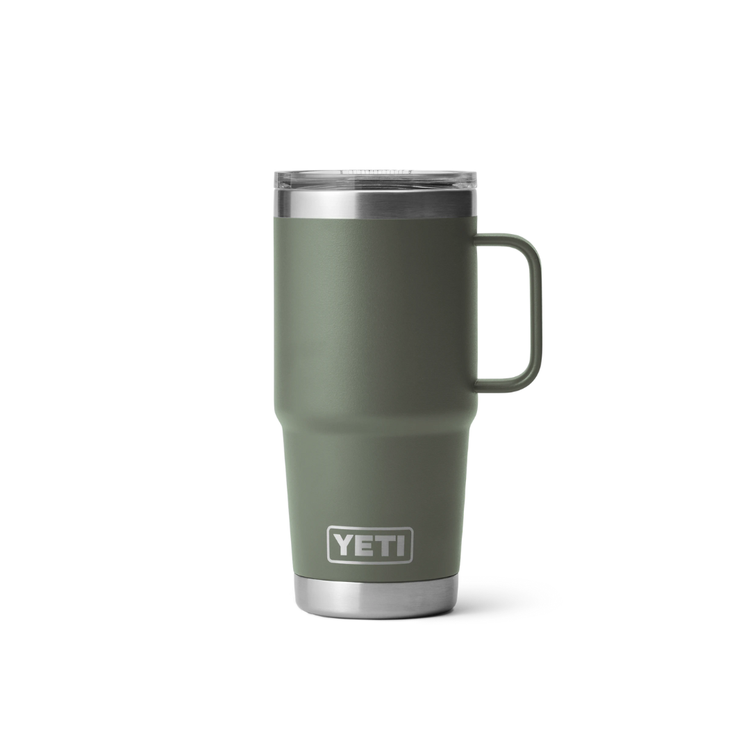 Yeti Rambler 20oz Camp Green Travel Mug