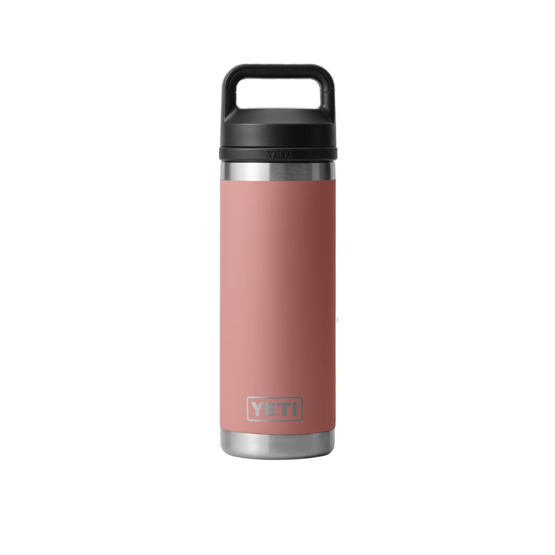 Yeti Rambler 18oz Sandstone Pink Water Bottle