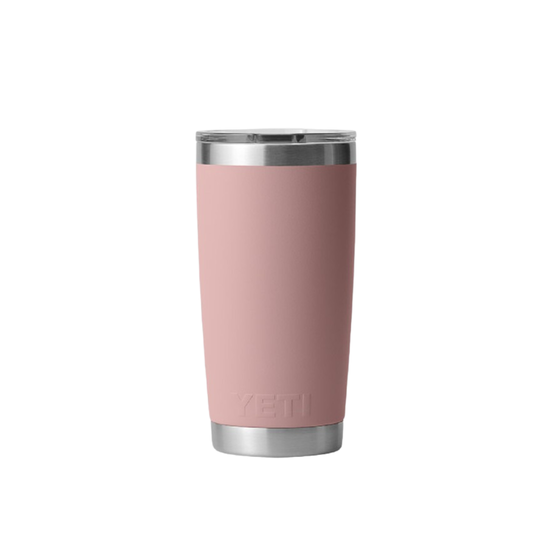 Yeti Rambler 20oz Sandstone Pink Tumbler