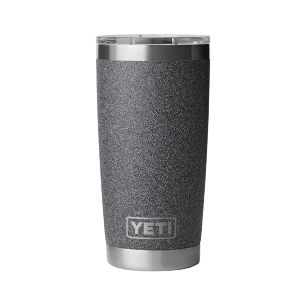 Yeti Rambler 20oz Black Stone Tumbler