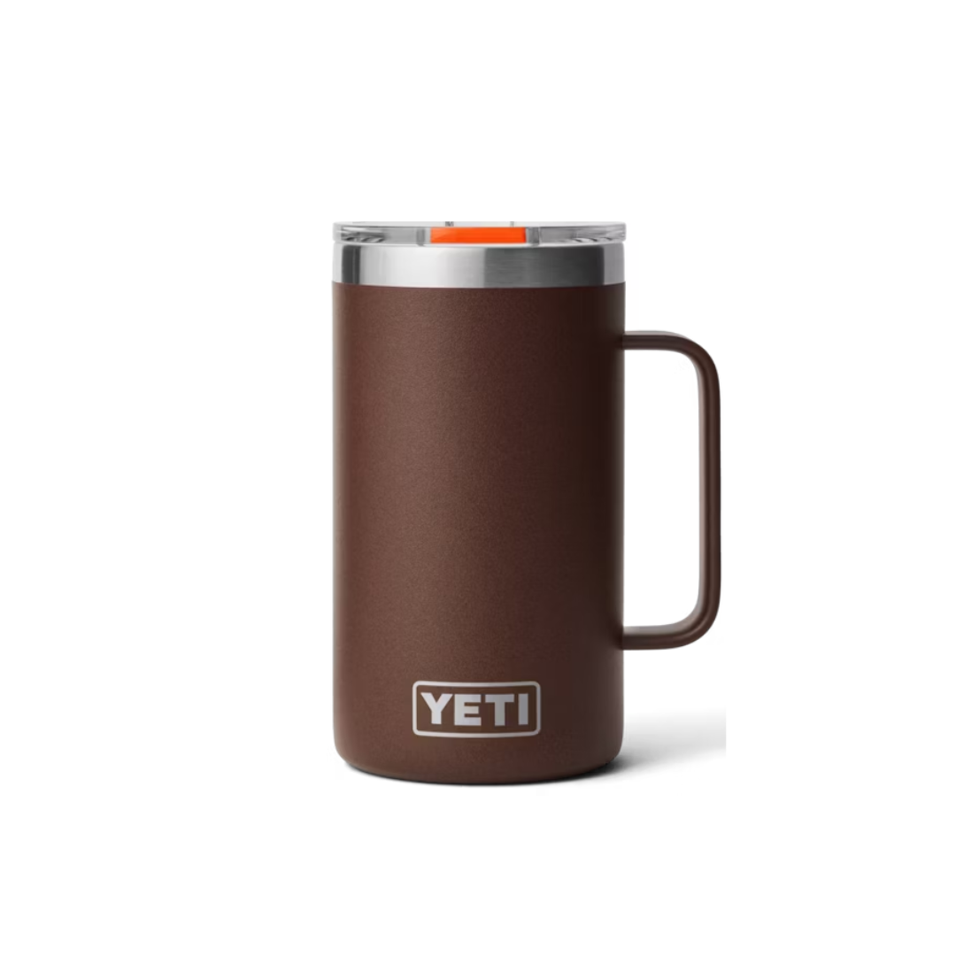 Yeti Rambler 24oz Wetlands Brown Mug
