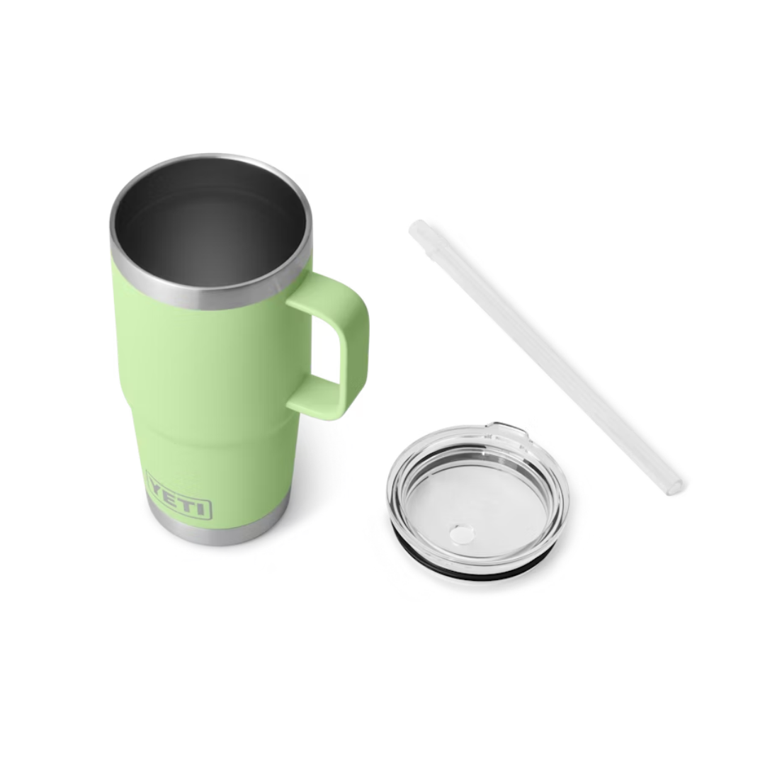 Yeti Rambler 25oz Key Lime Straw Mug