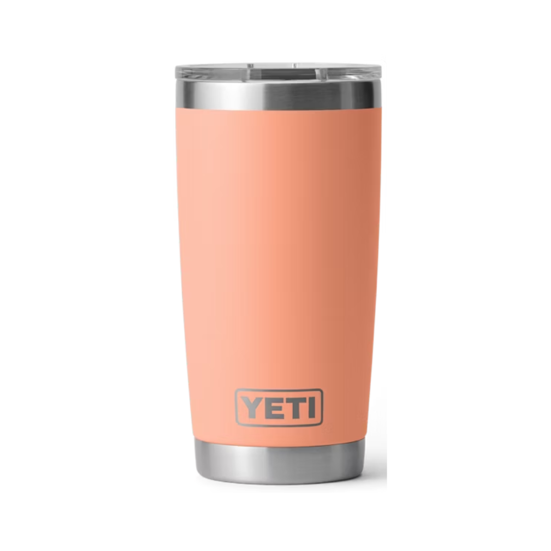 Premium Yeti Rambler 20 Oz Magslider Lowcountry Peach Tumbler
