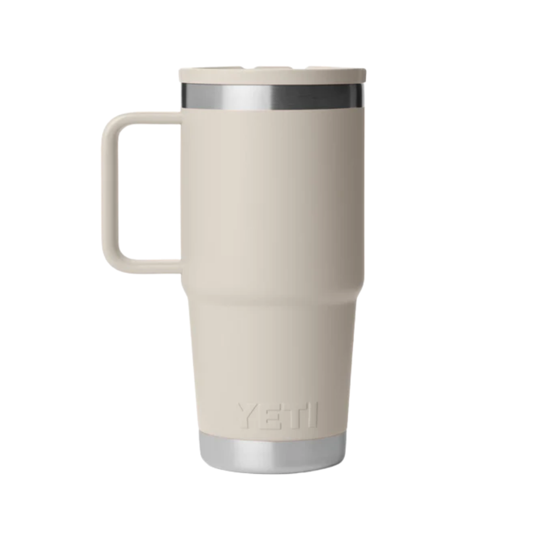 Yeti Rambler 20 Oz Travel Cape Taupe Straw Mug