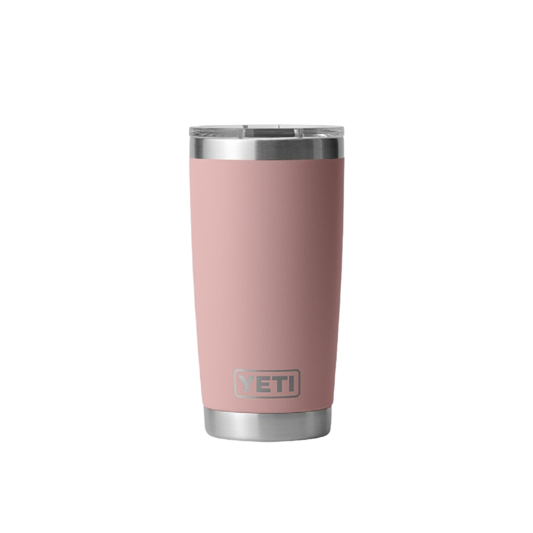 Yeti Rambler 20oz Sandstone Pink Tumbler