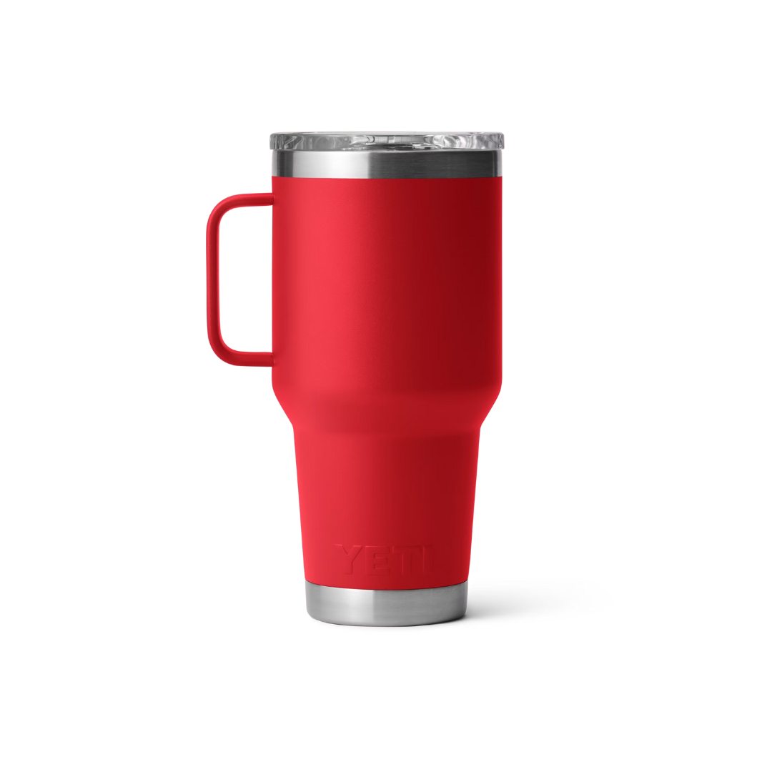 Yeti Rambler 30oz Rescue Red Travel Mug