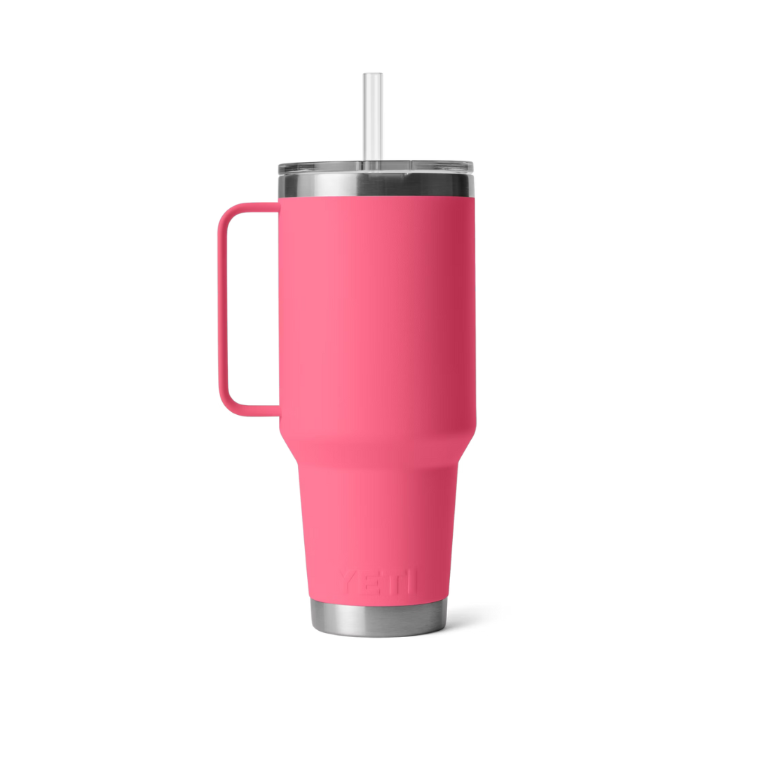 Yeti Rambler 42oz Tropical Pink Straw Mug