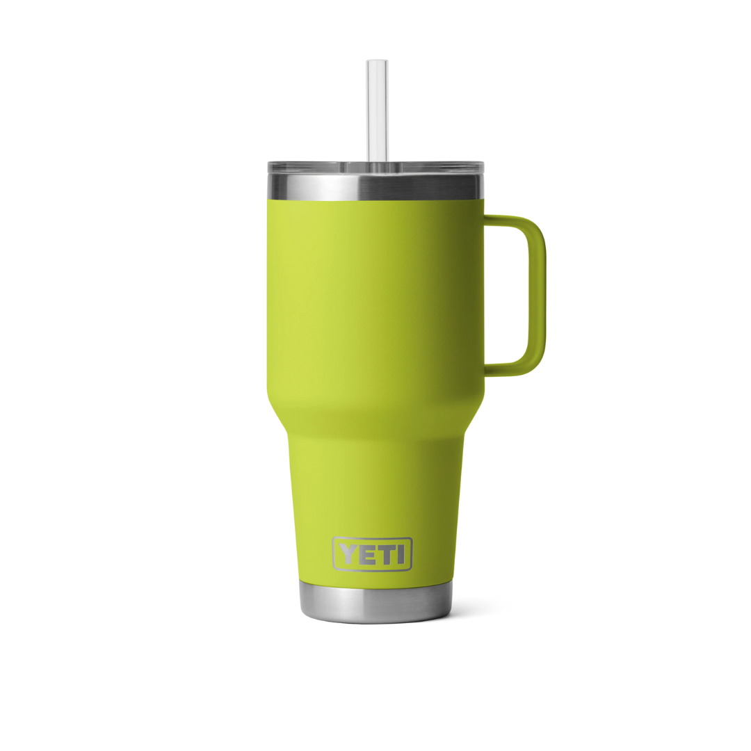 Yeti Rambler 35oz Chartreuse Straw Mug
