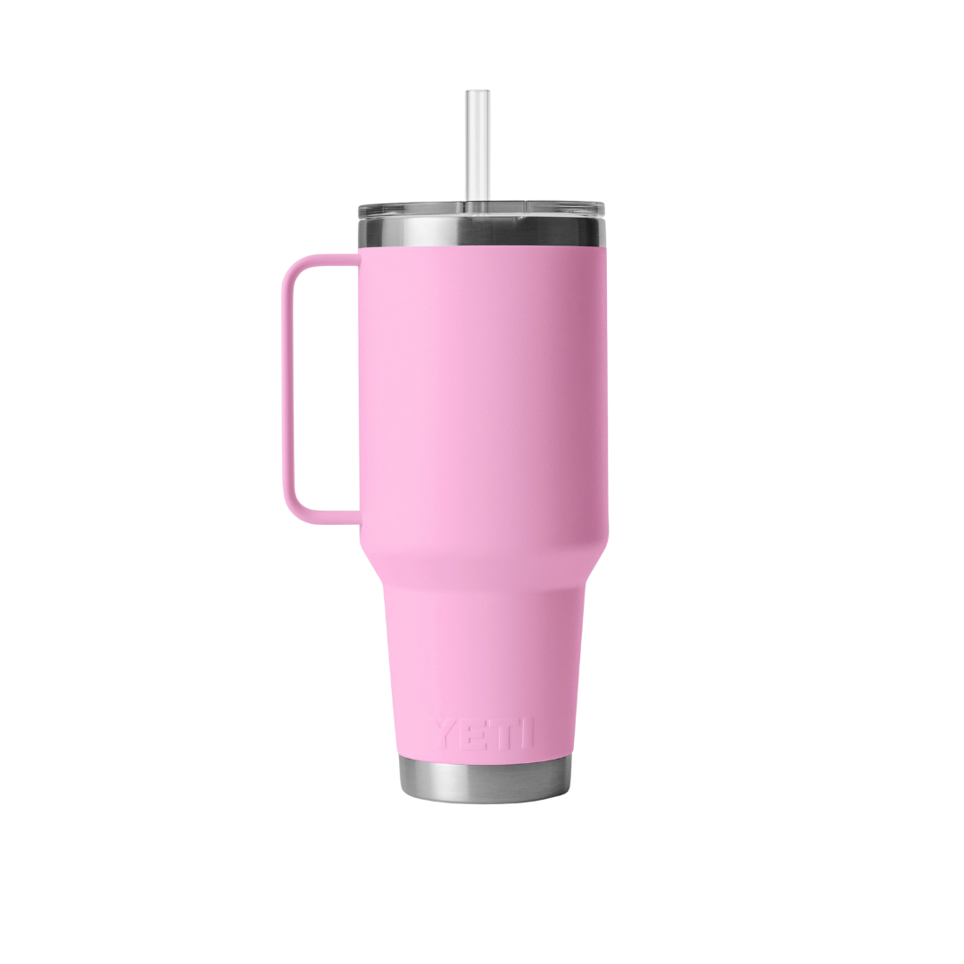 Yeti Rambler 42oz Power Pink Straw Mug