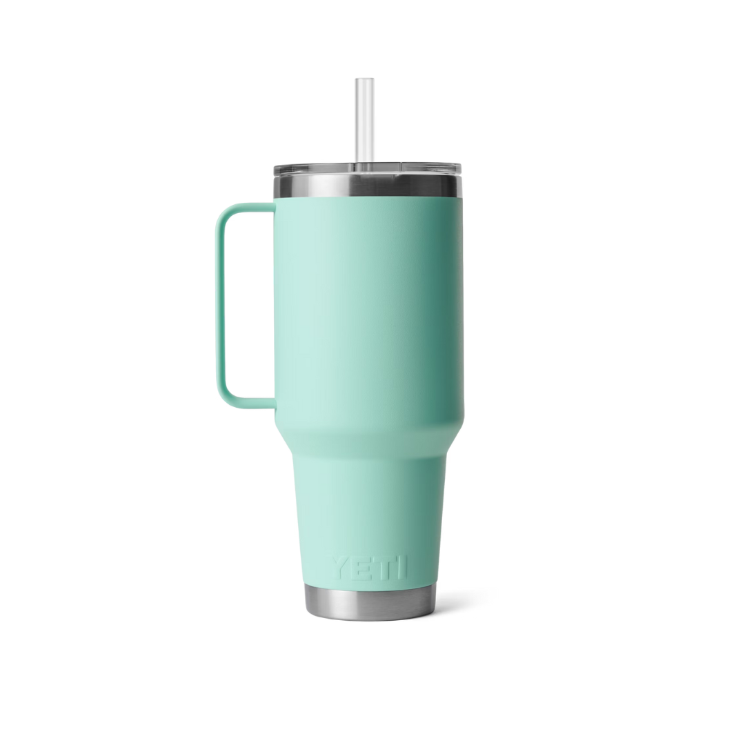 Yeti Rambler 42oz Seafoam Straw Mug