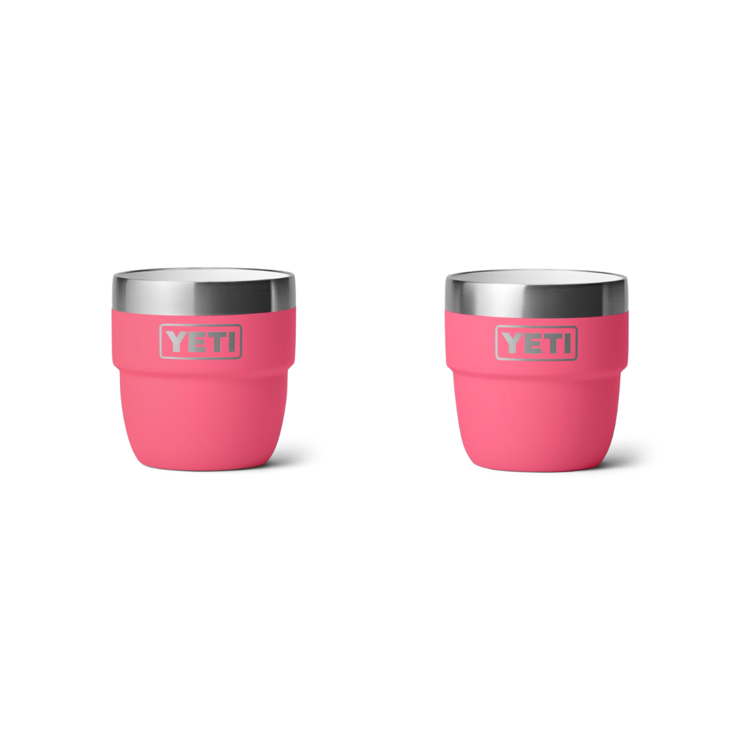 Yeti Rambler 4oz Tropical Pink Stackable Cups