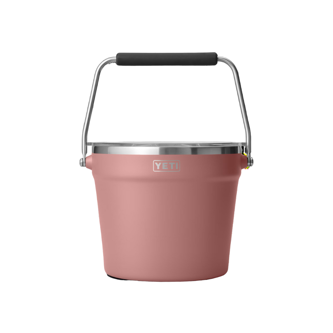 Yeti Rambler Beverage Sandstone Pink Bucket