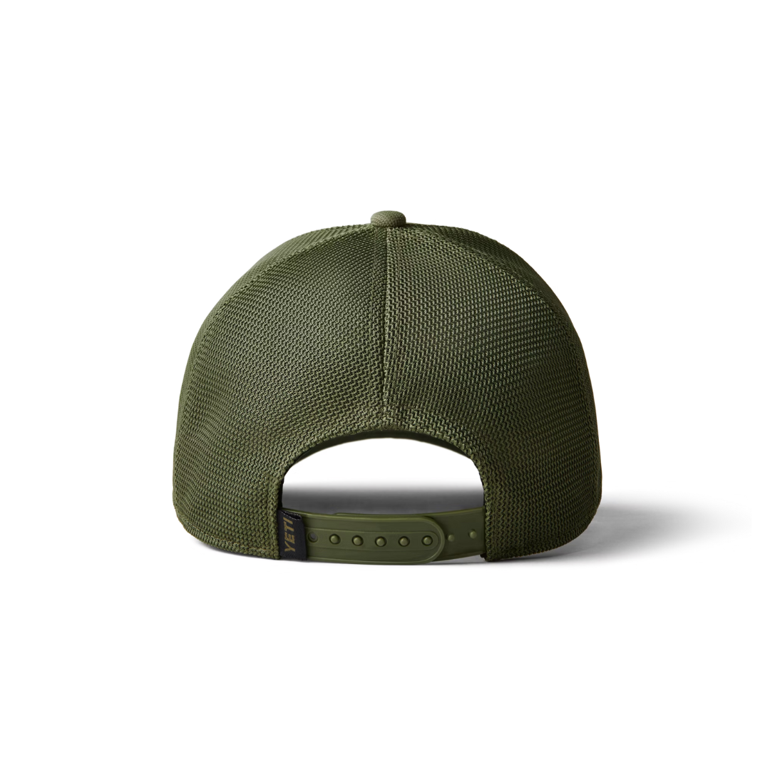 Yeti Men's Logo Patch Low Pro Trucker Olive Cap
