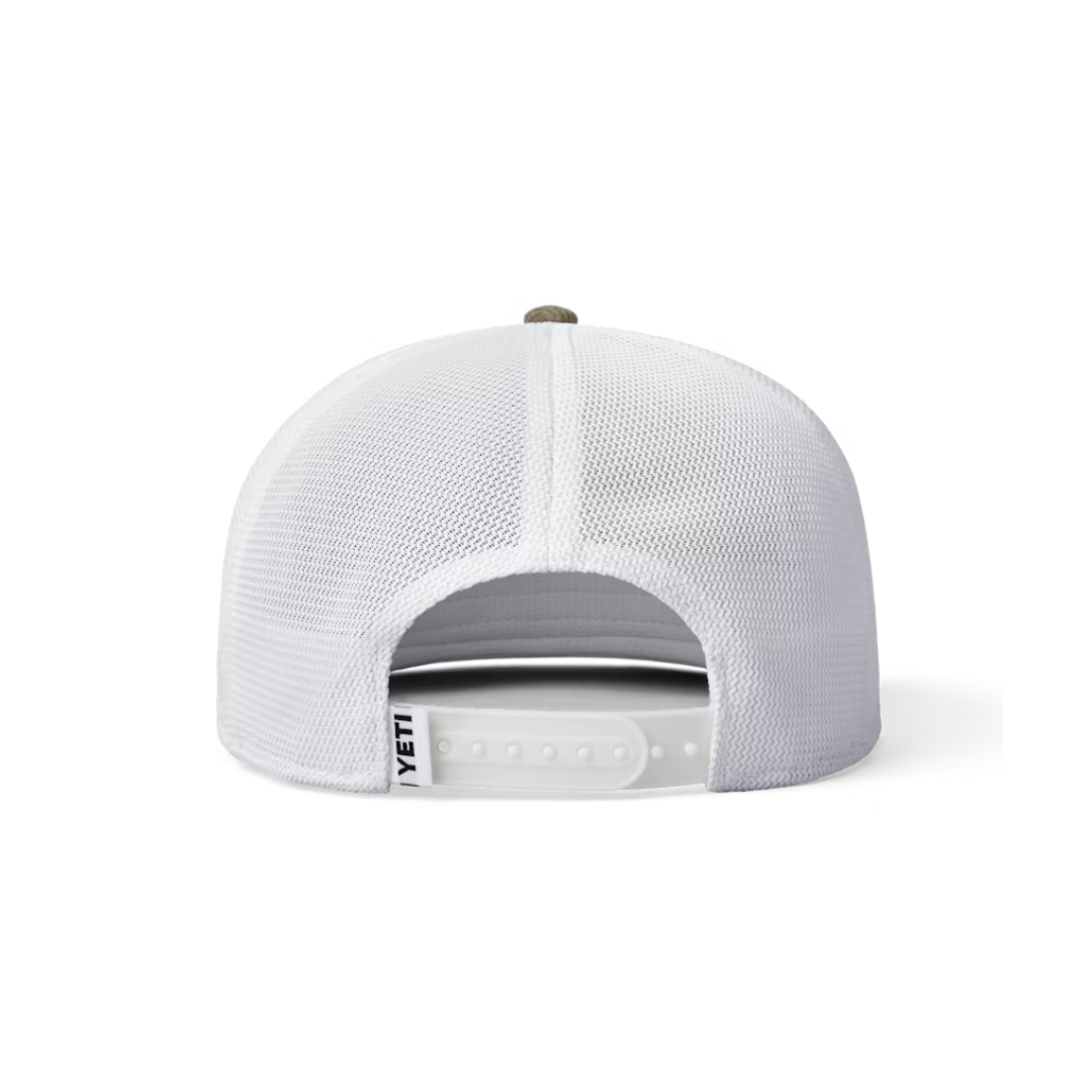 Yeti Men's Retro Flat Built For The Wild Olive Cap