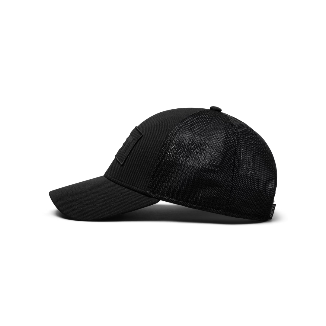 Yeti Men's Logo Patch Low Pro Trucker Black Cap