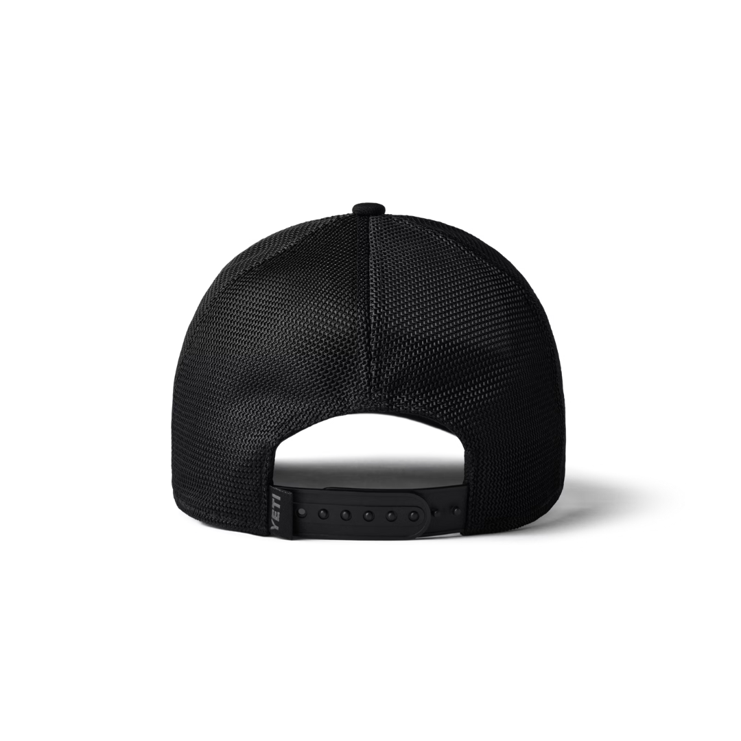 Yeti Men's Logo Patch Low Pro Trucker Black Cap