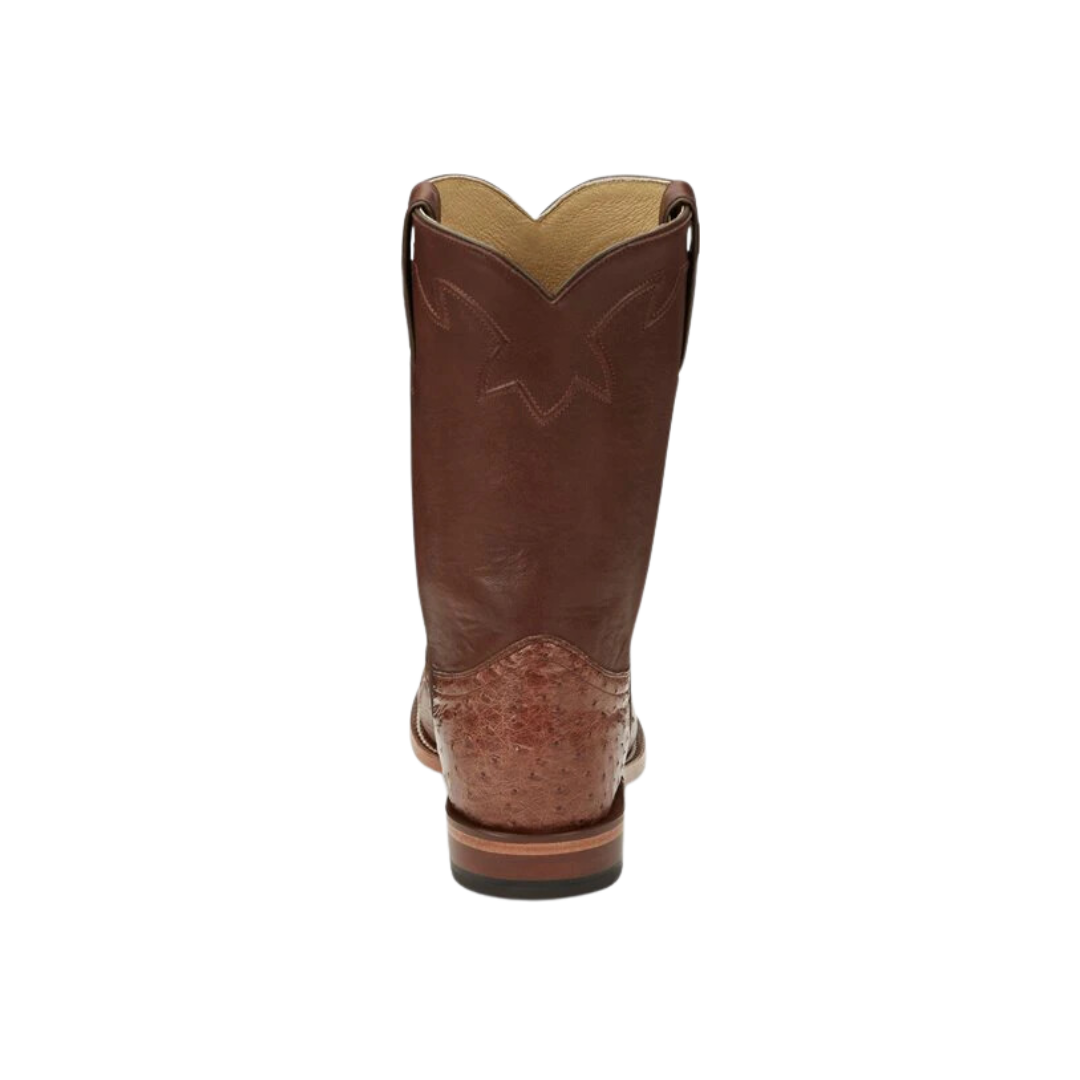 Justin Men's Greer Antique Smooth Brown Boots