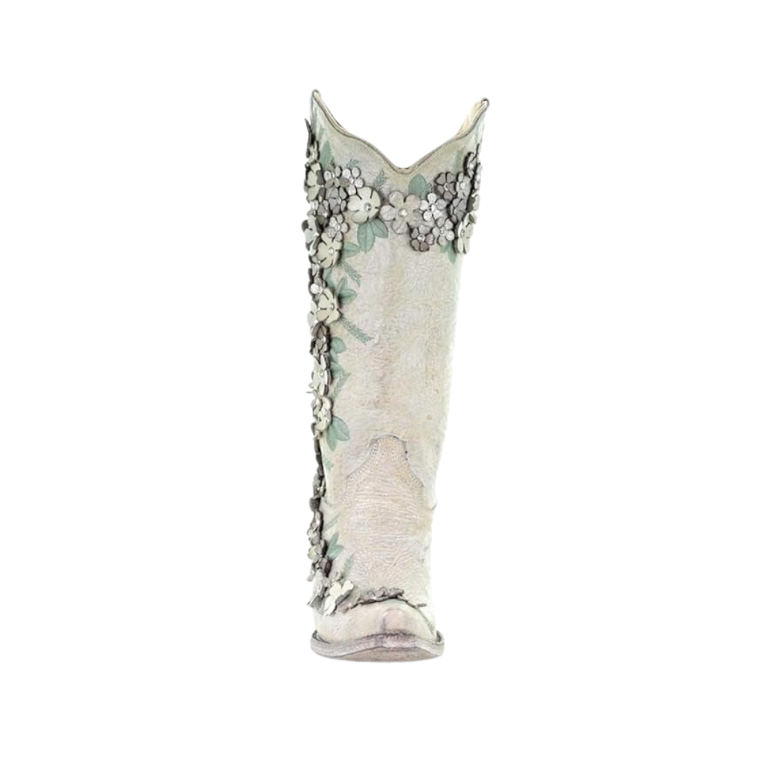 Corral Women's Leather White Boots
