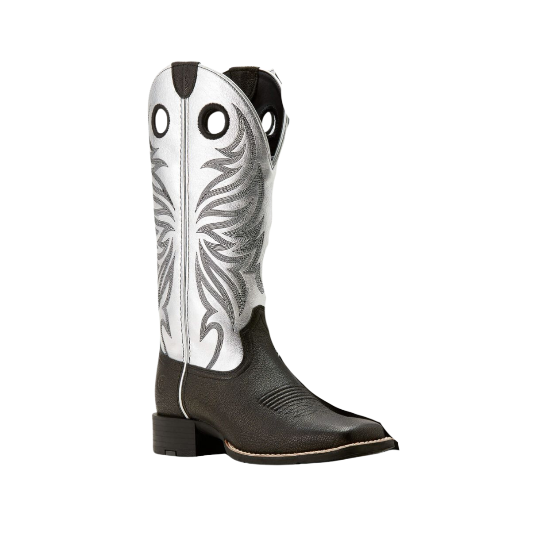 Ariat Women's Round Up Ryder Western Silver Boot