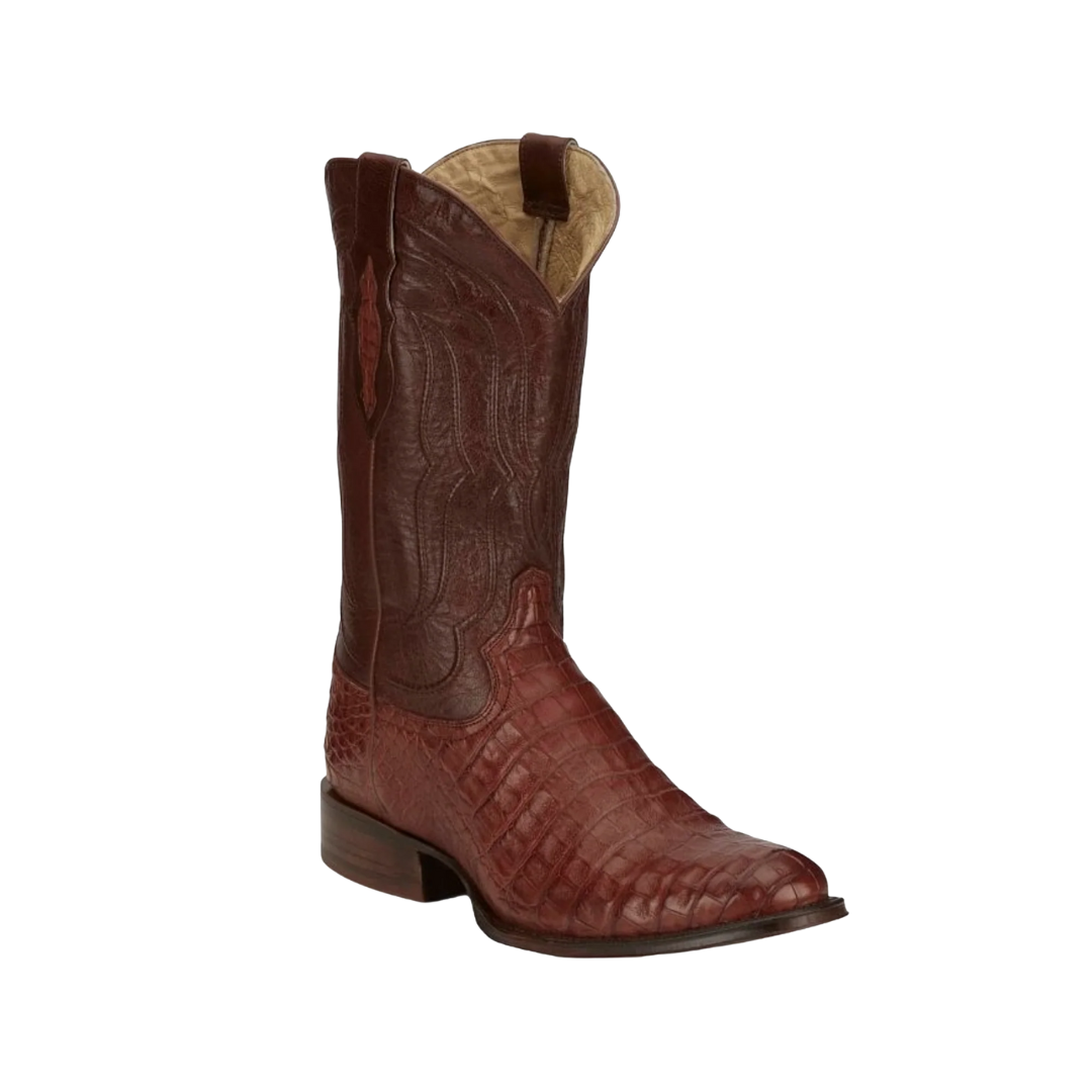 Tony Lama Men's Tremaine Caiman Belly Brown Boots