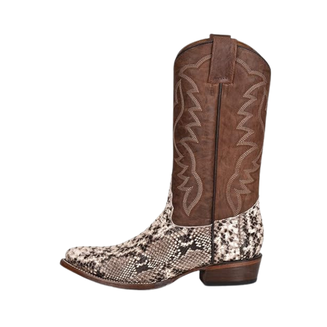 Corral Men's Circle G Python Embroidery Western Boots