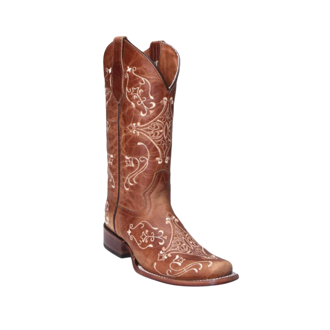 Corral Women's Embroidered Cowboy Tan Boots