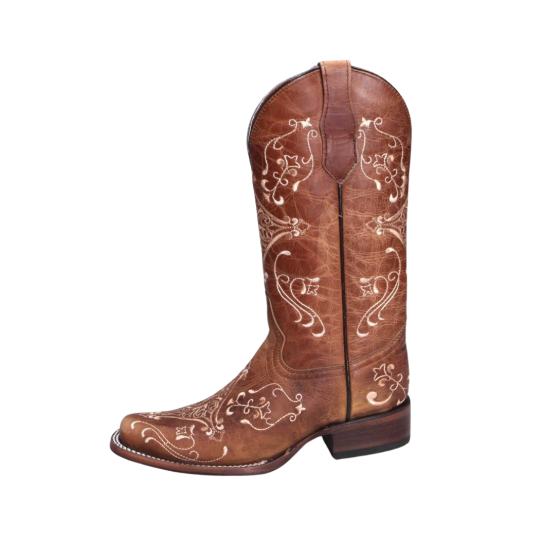 Corral Women's Embroidered Cowboy Tan Boots