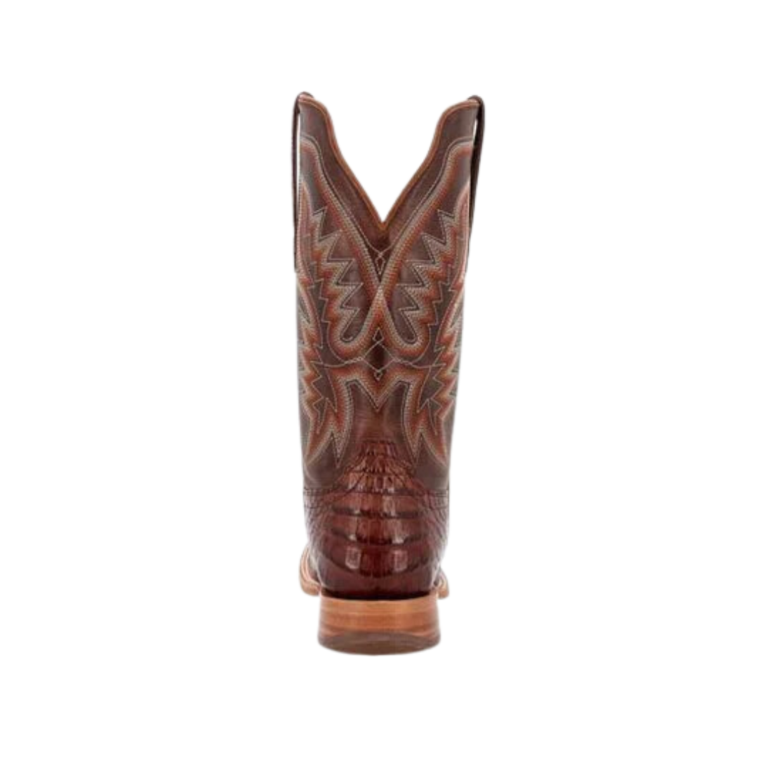 Rocky Boot Unisex Durango Collection Caiman Belly Western Cognac And Cigar Boots