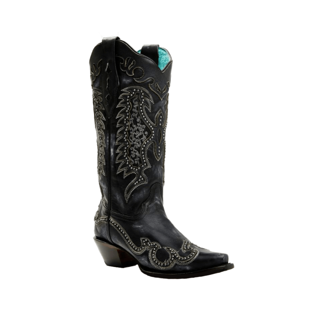 Corral Women's Vintage Embroidered Black Boots