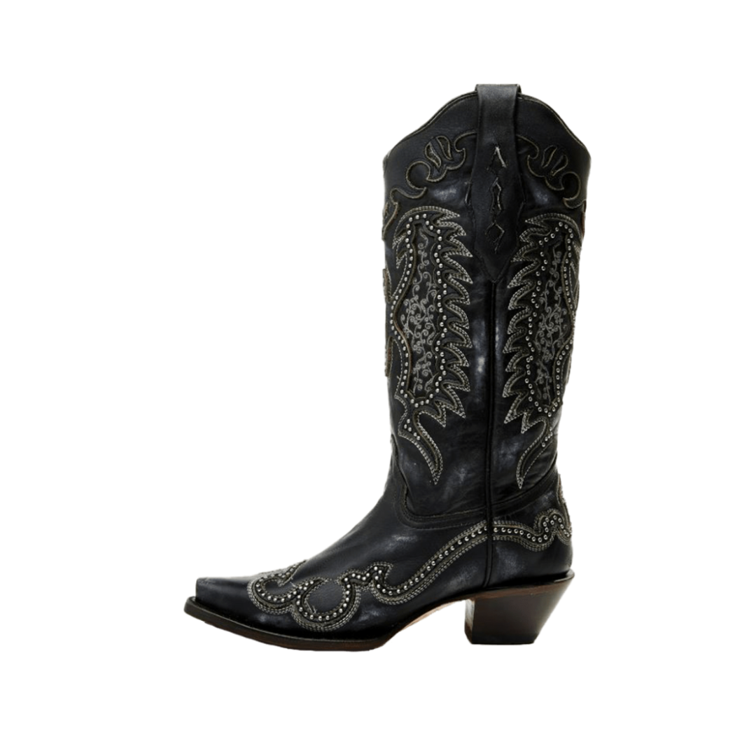 Corral Women's Vintage Embroidered Black Boots