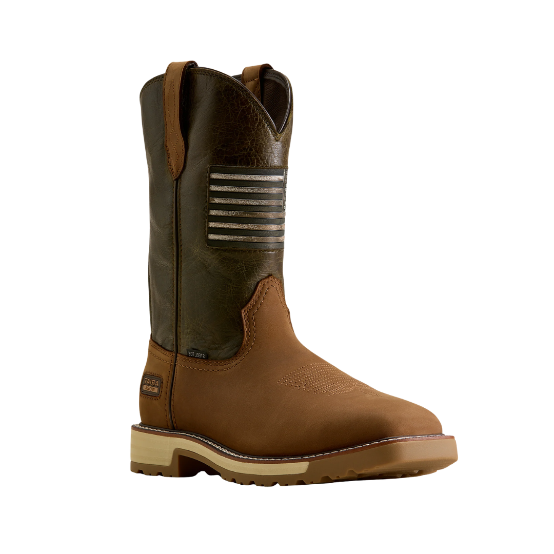 Ariat Men's Activator Patriot Steel Toe Alamo Brown Boots